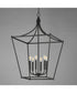 Clifton 6-Light Pendant Black