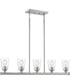 36"W Bransel 5-Light Pendant Brushed Nickel