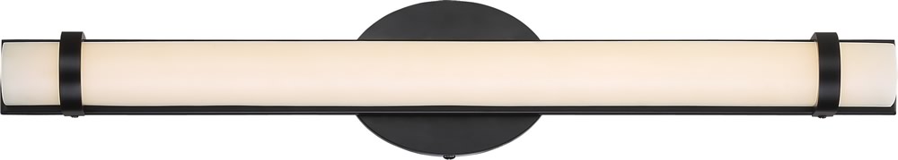 5"W Slice 1-Light LED Vanity & Wall Aged Bronze