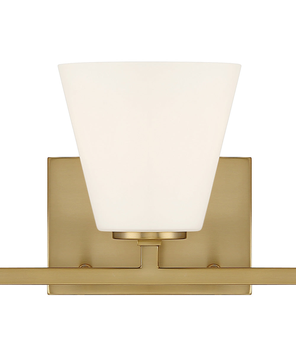 Palmyra 3 Light Vanity Brushed Gold