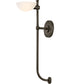 Merit 1-Light Large Single Light Sconce in Black Oxide