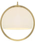 Eterna 1 Light Pendant Brushed Gold