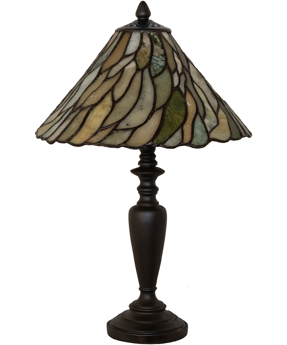 19" High Willow Jadestone Table Lamp