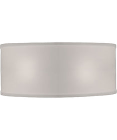 18x18x8 White Camelot Shallow Drum Hardback Lampshade