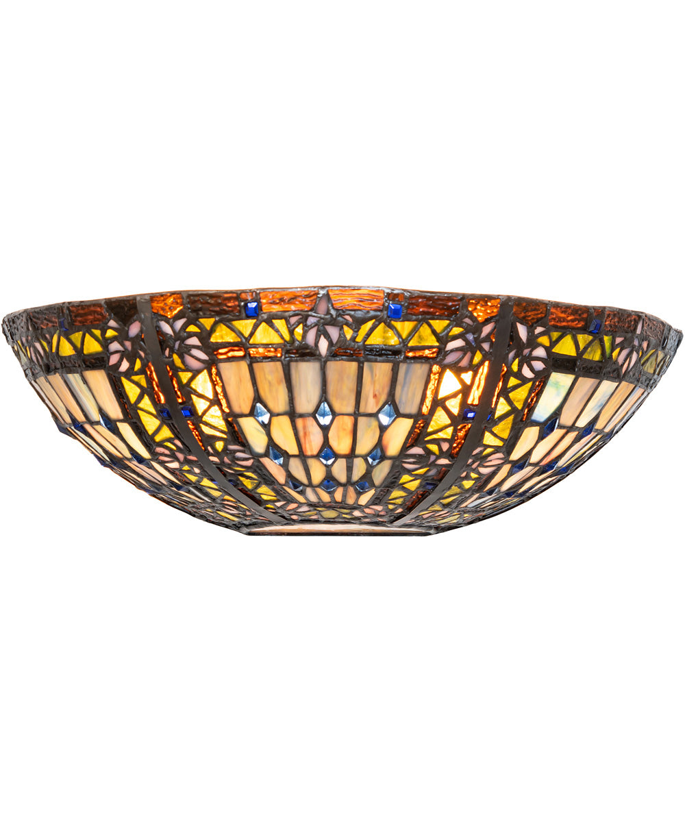 15" Wide Fleur-de-lis Wall Sconce