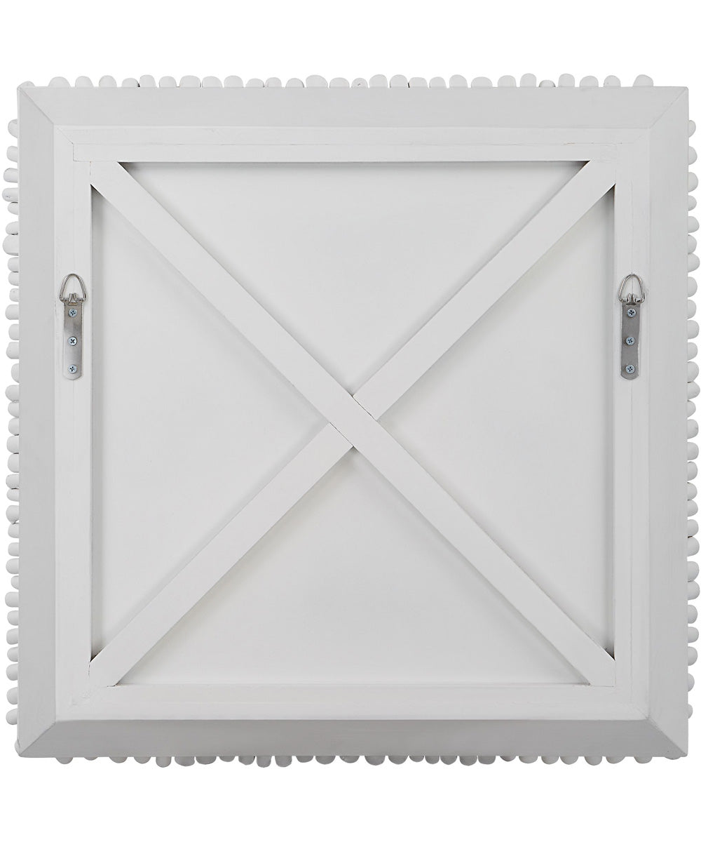 Portside White Wood Wall Panel