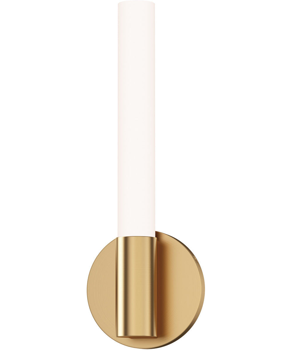 Tubi 14 inch 5CCT LED Wall Sconce Natural Aged Brass