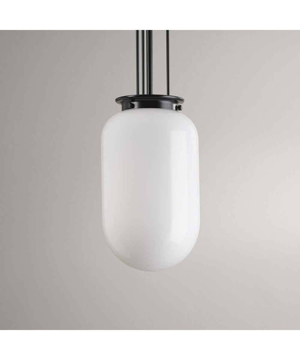 Alisse 1-Light Pendant Light Matte Black