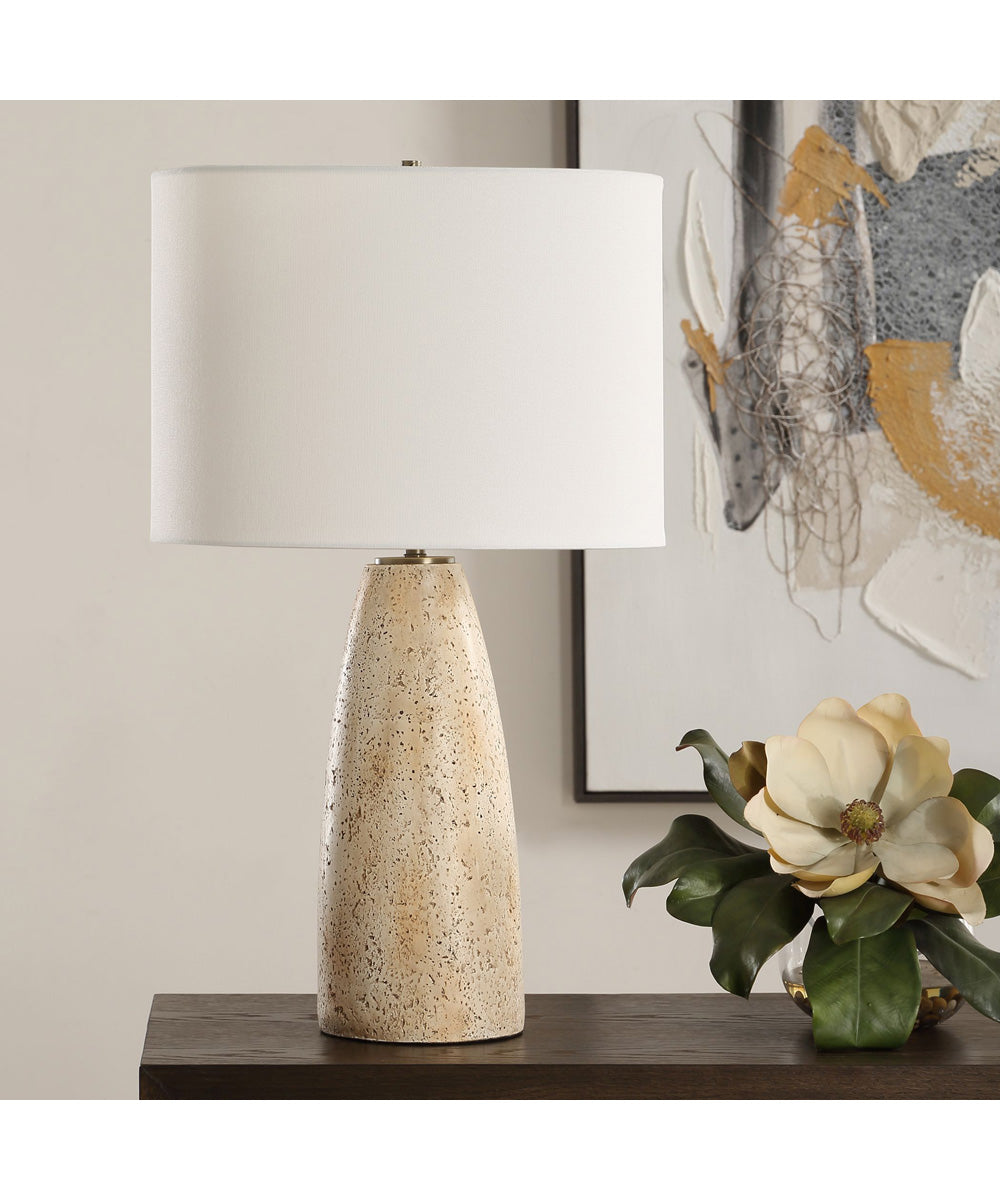 Maury Travertine Table Lamp