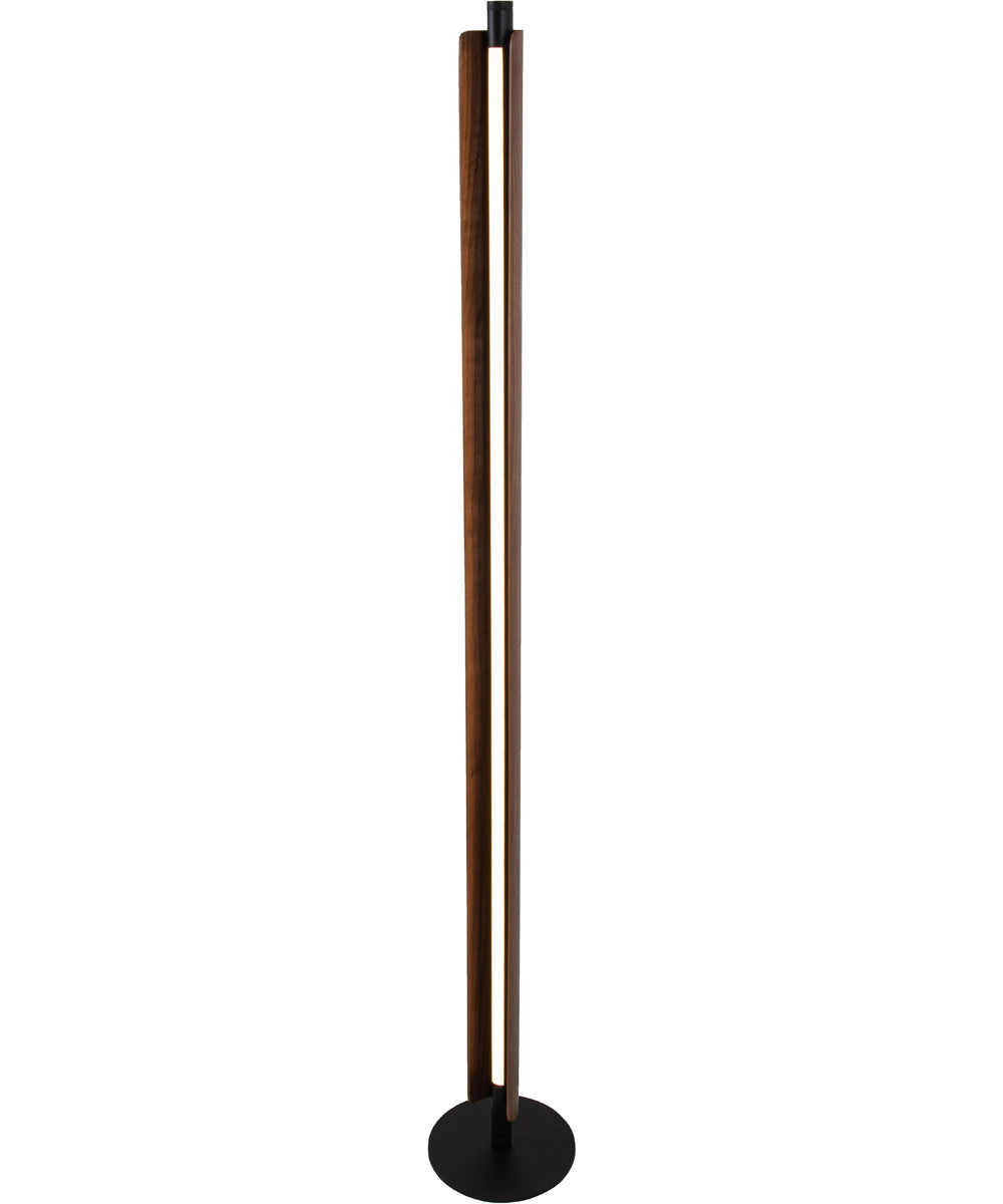 Cameron 1-Light Lighting Flat Black/Walnut
