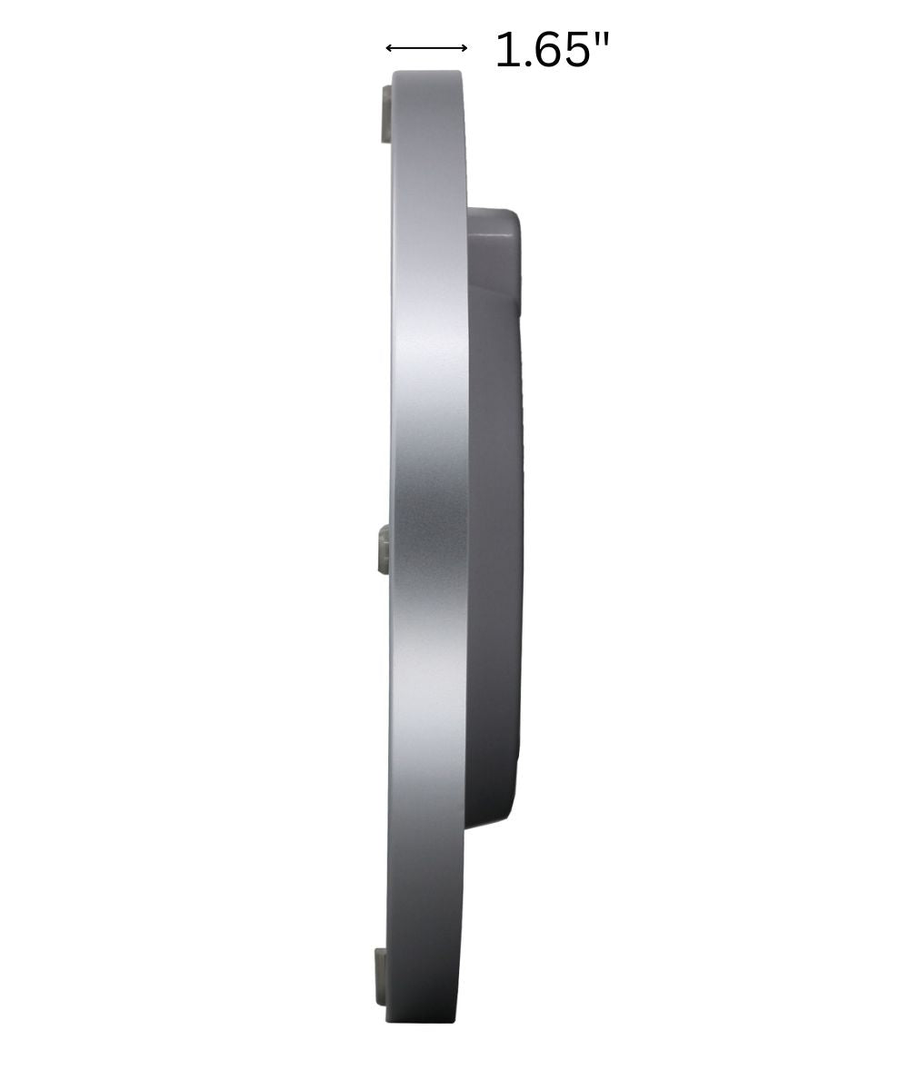 OPEN BOX Wall Clock Kuota Silver