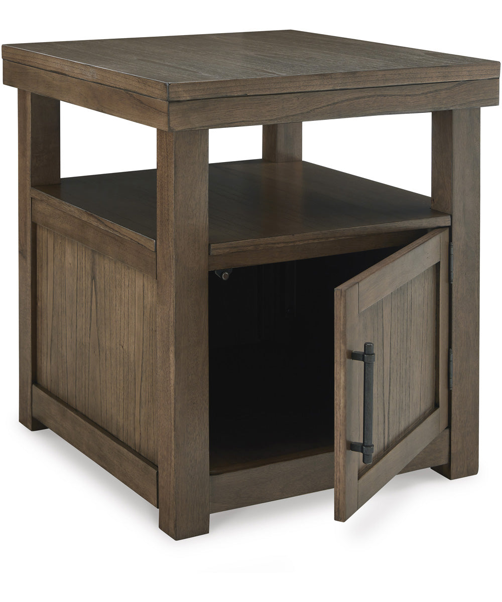 Boardernest Rectangular End Table Brown