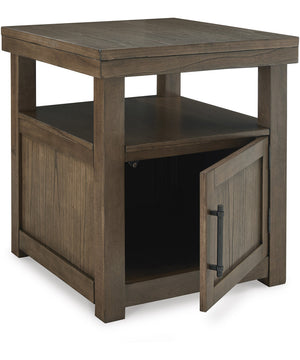 Boardernest Rectangular End Table Brown