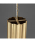 Allegra 1-Light Mini Pendant Weathered Brass