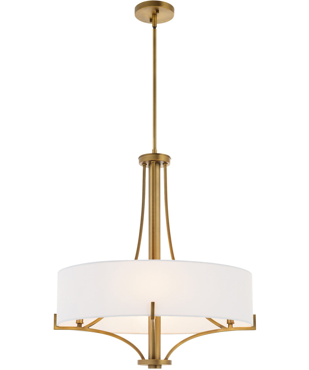 Imperial 4-light Pendant Brushed Brass