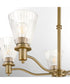 Lawton 5-light Chandelier Brushed Brass