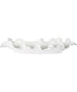 Ruffled Feathers Modern White Bowl