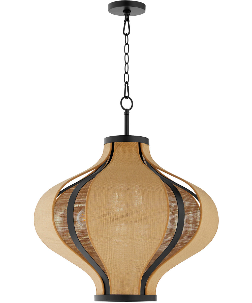 Monroe 3-light Pendant Matte Black