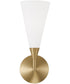 Gatsby 1-Light Sconce Matte Brass
