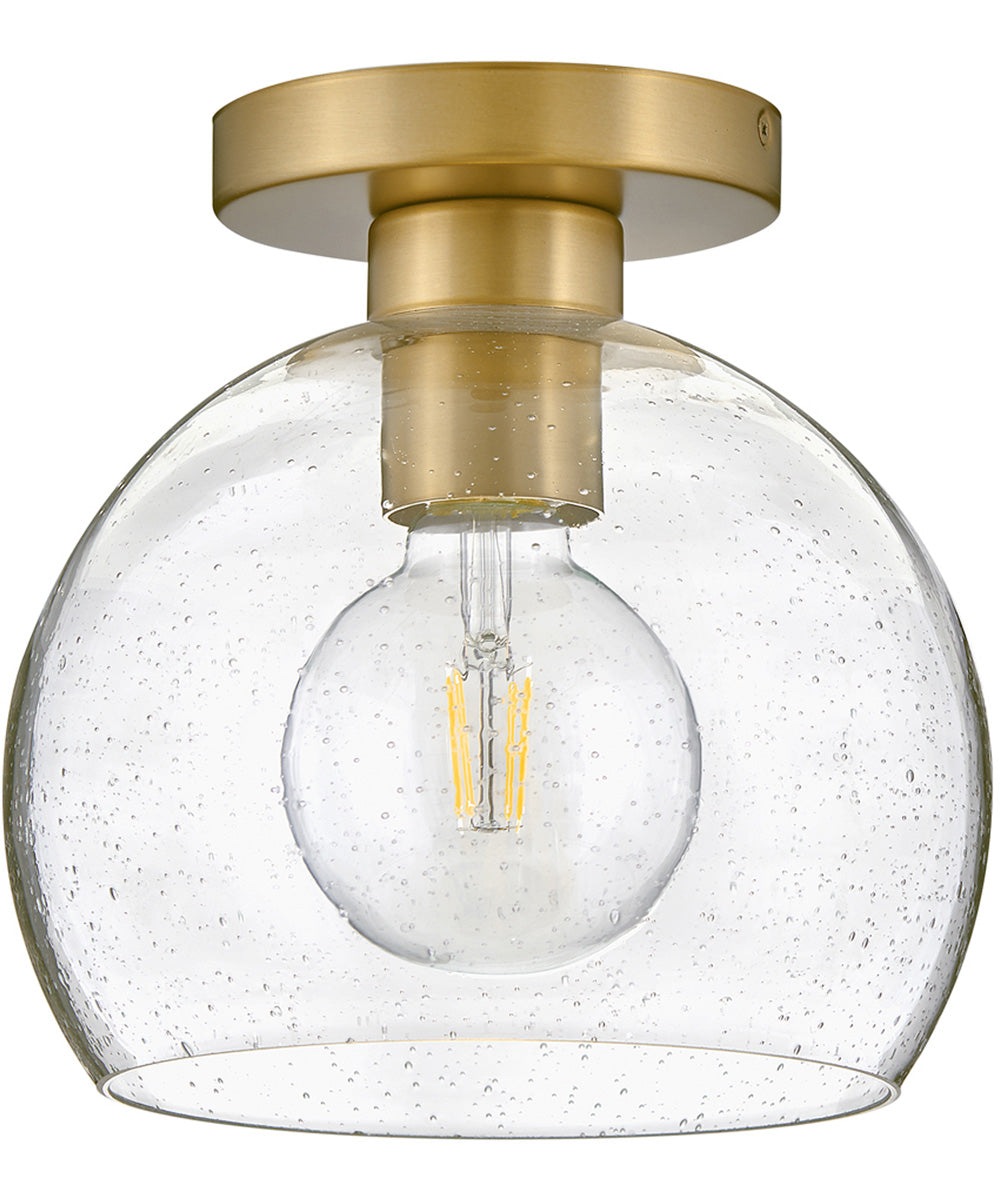 Rumi 1-Light Extra Small Flush Mount in Lacquered Brass