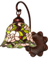 8" Wide Begonia Wall Sconce