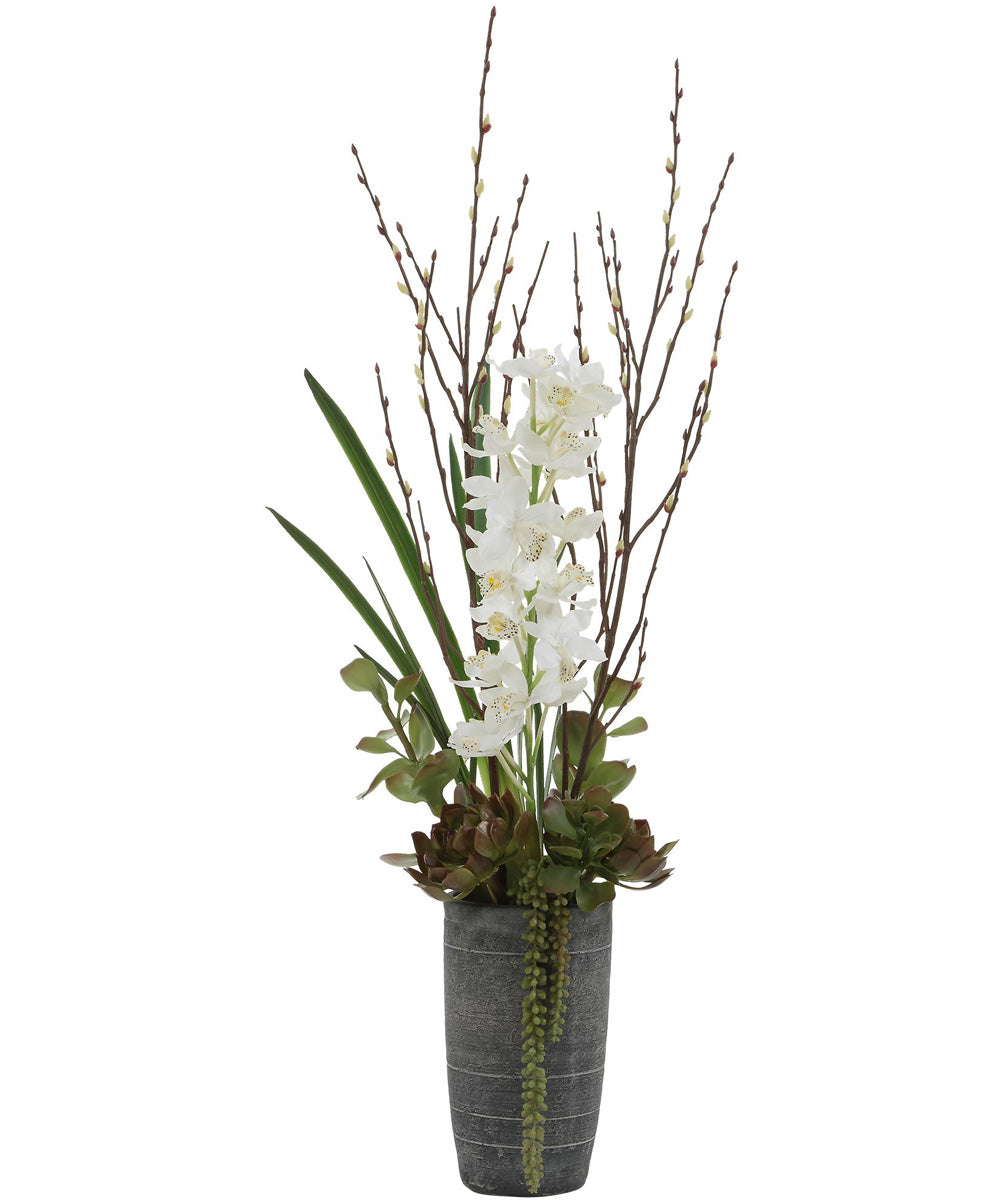 Eterna Orchid Centerpiece & Vase