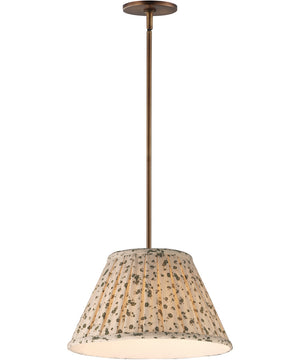 Dunbridge 14 inch Pendant Weathered Brass