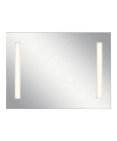 36"W x 26"H 4-Light Integrated LED Backlit Mirror with Bluetooth Soundbar