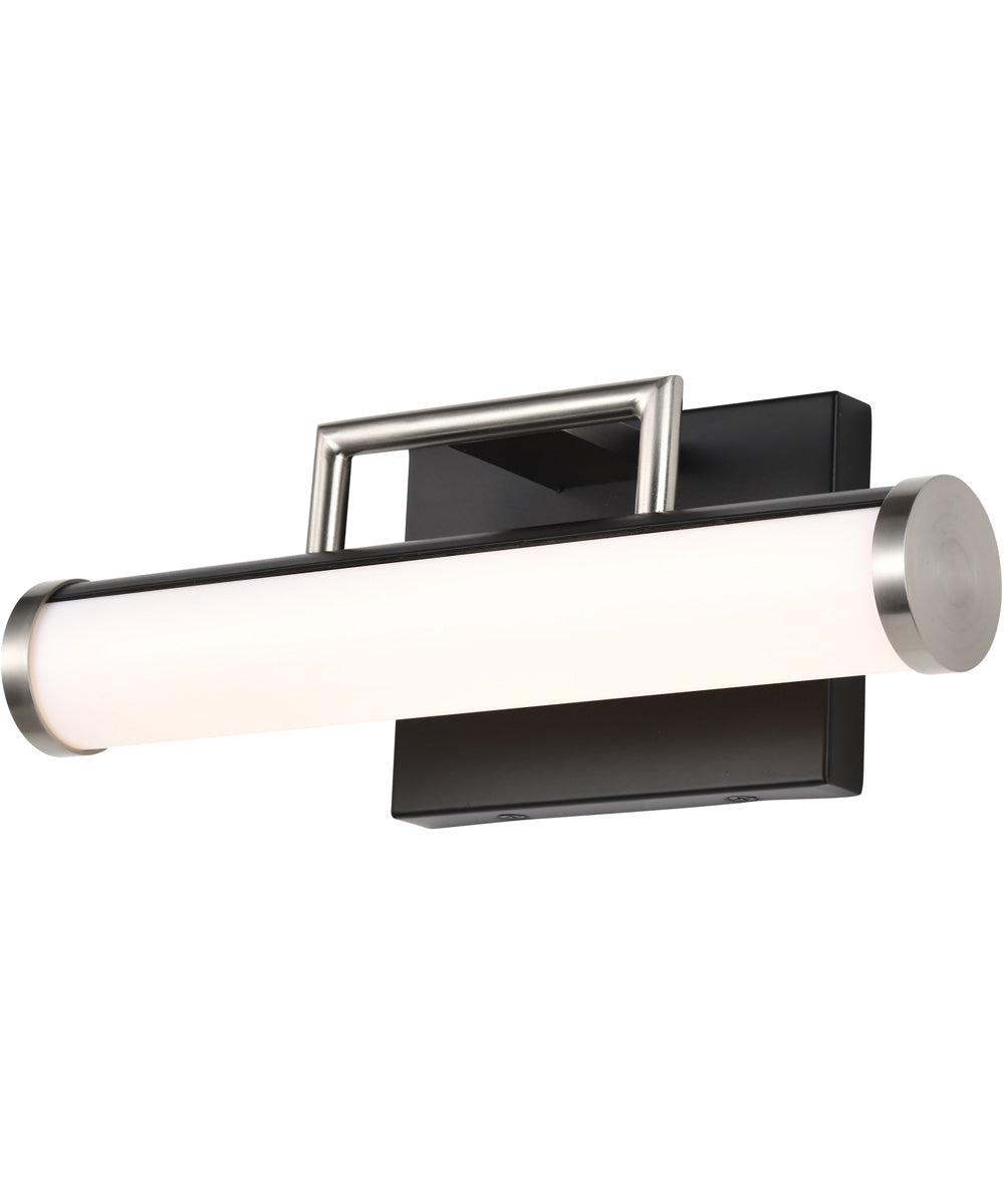 Solano  Vanity & Wall Black / Brushed Nickel