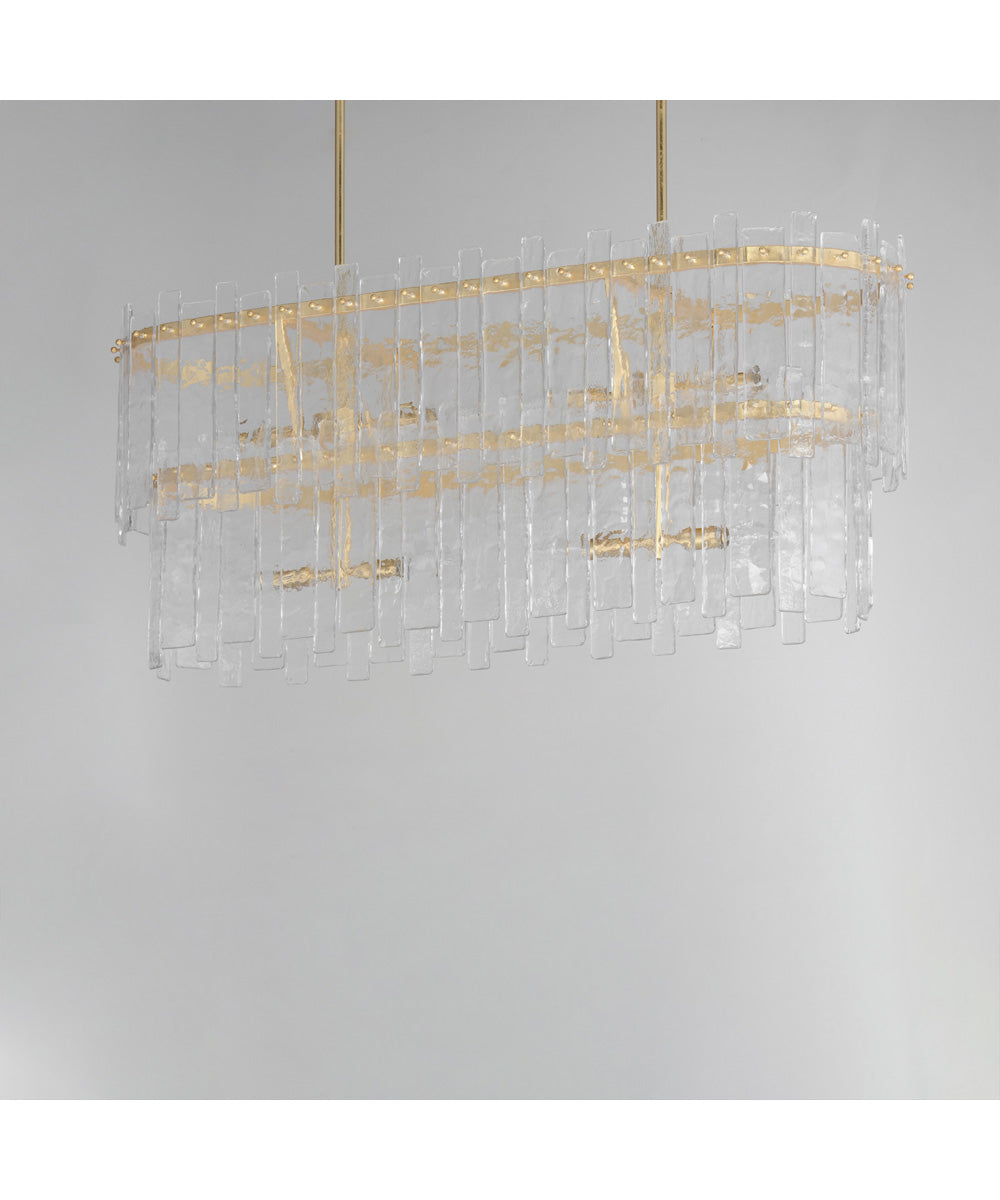 Warren 8-Light Linear Gold Leaf