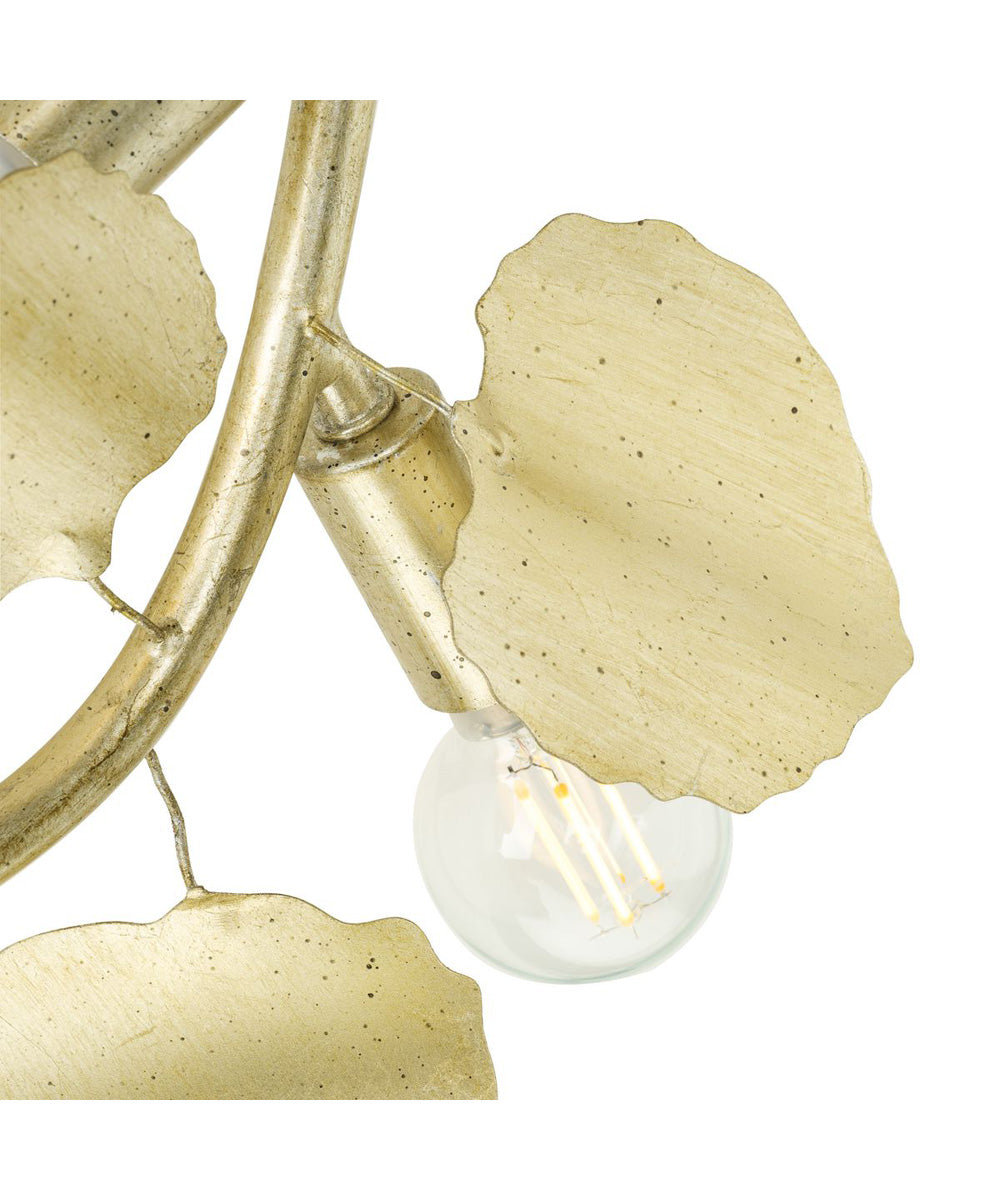 Laurel 4-Light Wall Bracket Gilded Silver