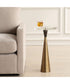 Holton Tapered Brass Accent Table