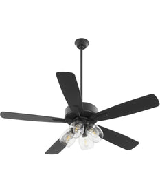 52" Ovation 4-light Ceiling Fan Matte Black