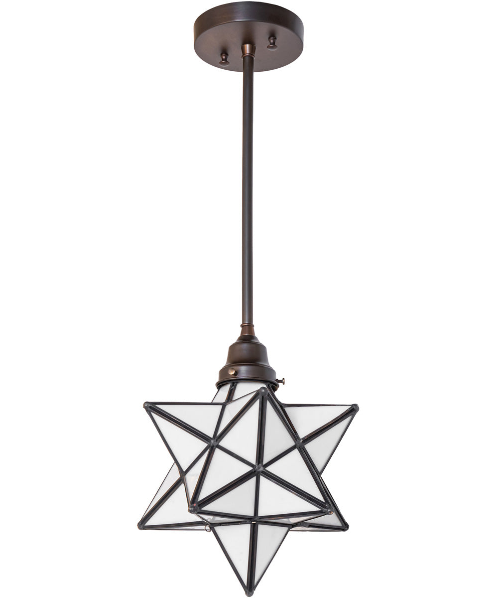 10" Wide Moravian Star Pendant