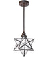 10" Wide Moravian Star Pendant