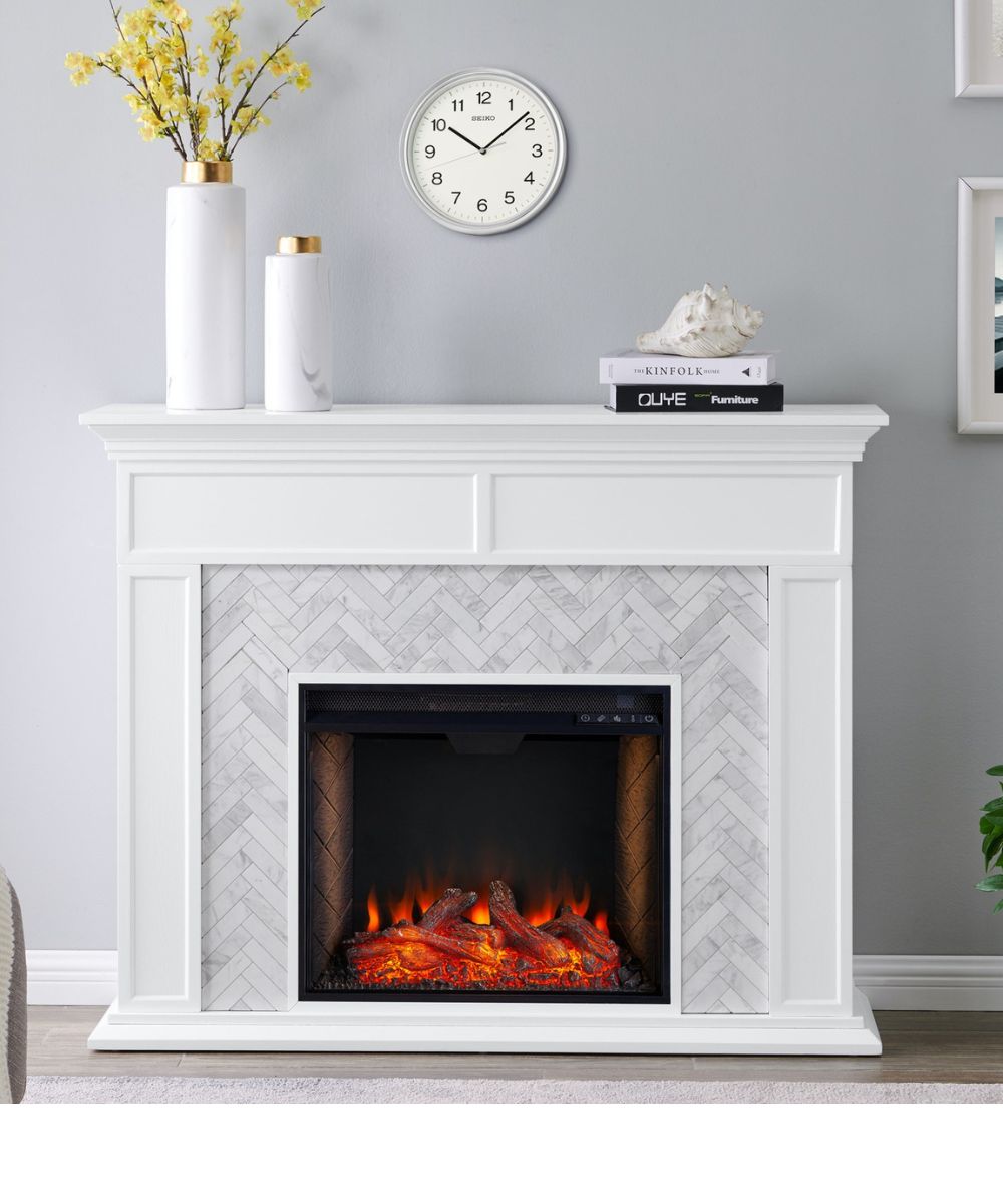 OPEN BOX Wall Clock Oita Metallic Silver Glass Cover