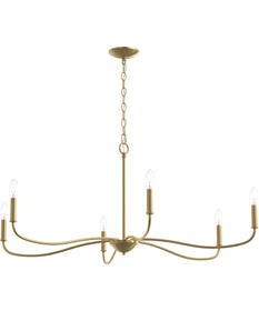 Ilia 6-Light Extra Large Chandelier Brushed Gold