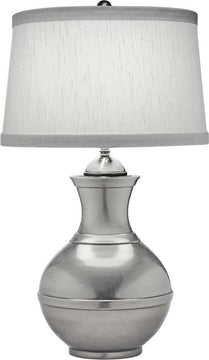 28"H 3-Way Table Lamp Antique Nickel