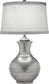 28"H 3-Way Table Lamp Antique Nickel