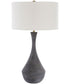 Helston Dark Charcoal Table Lamp