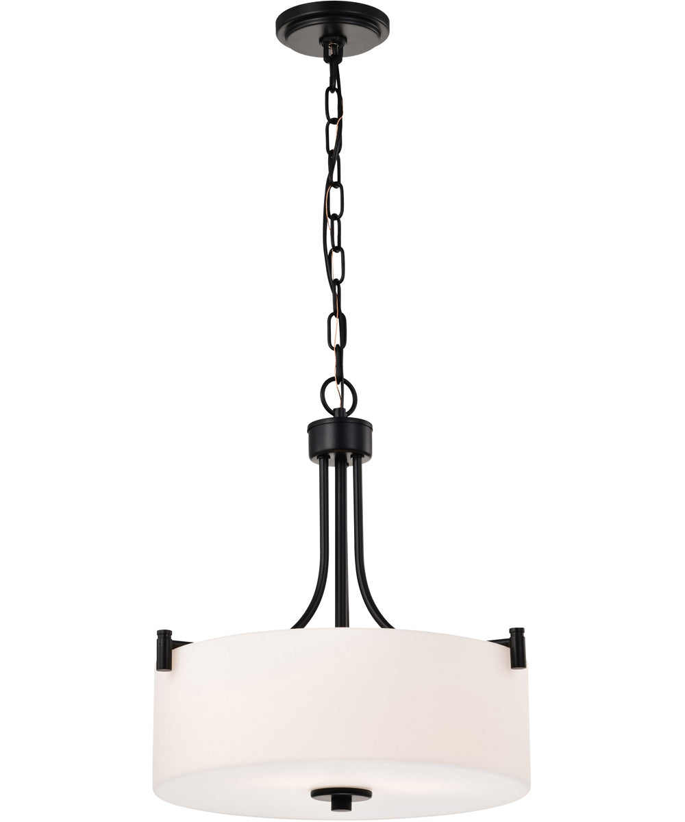 Liam 3-Light Pendant Matte Black