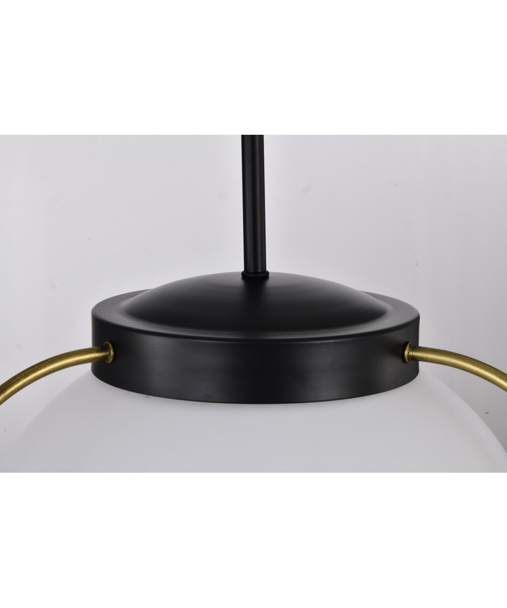Lakeshore 1-Light Pendant Matte Black