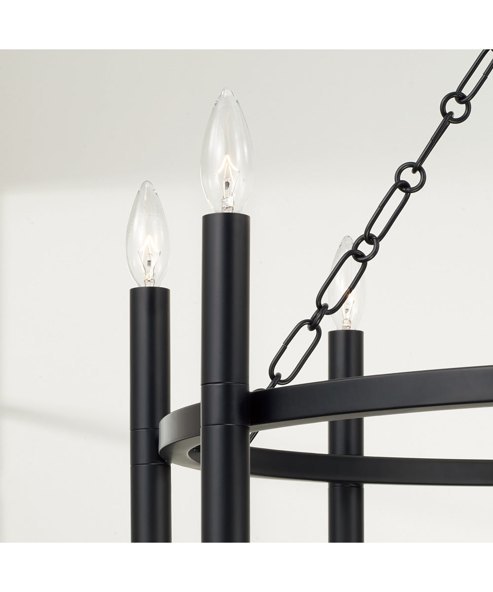 Winton 8-Light Chandelier Matte Black