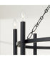 Winton 8-Light Chandelier Matte Black