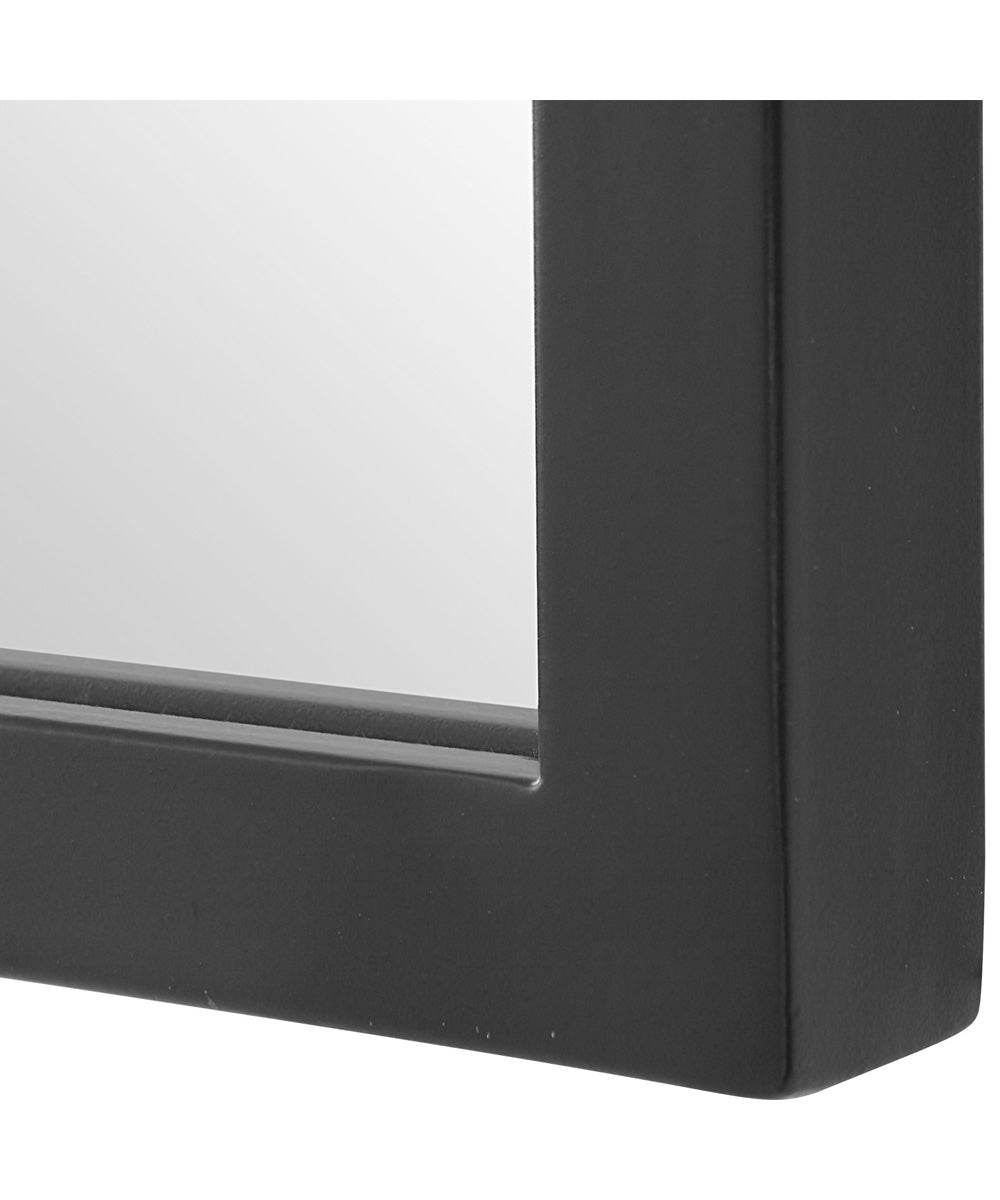 22x36" Wall Mirror in Satin Black
