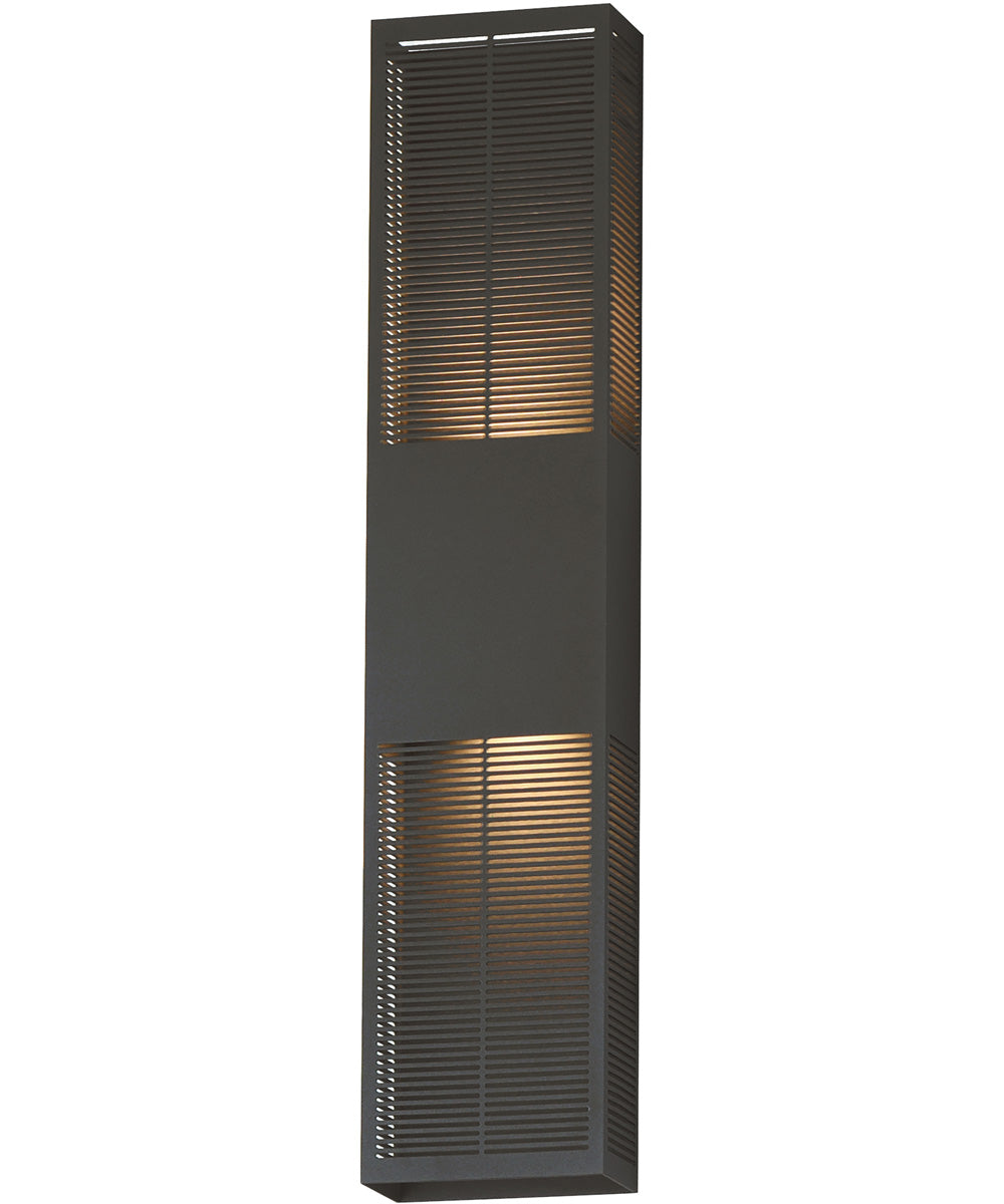 Grate 30 inch LED Outdoor Wall Sconce Architectural Bronze