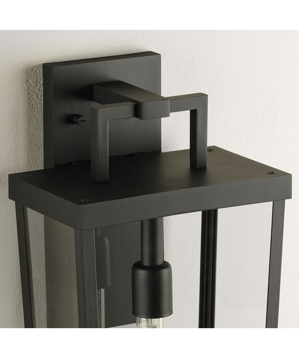 Tryon 1-Light Large Outdoor Wall Lantern Black
