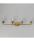 Acadia 4-Light Bath Vanity Natural Aged Brass