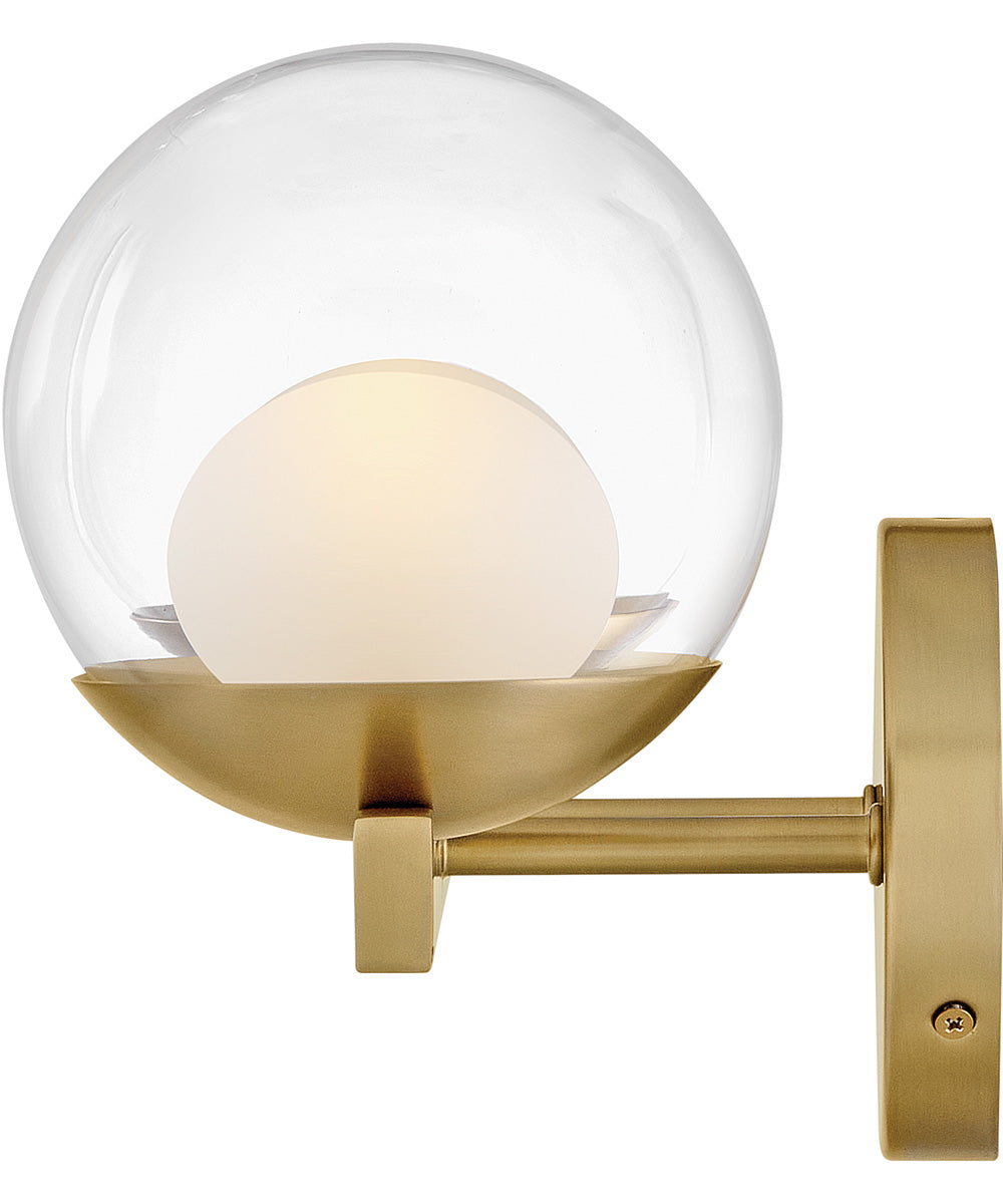 Sunni 2-Light Small Two Light Vanity in Lacquered Brass
