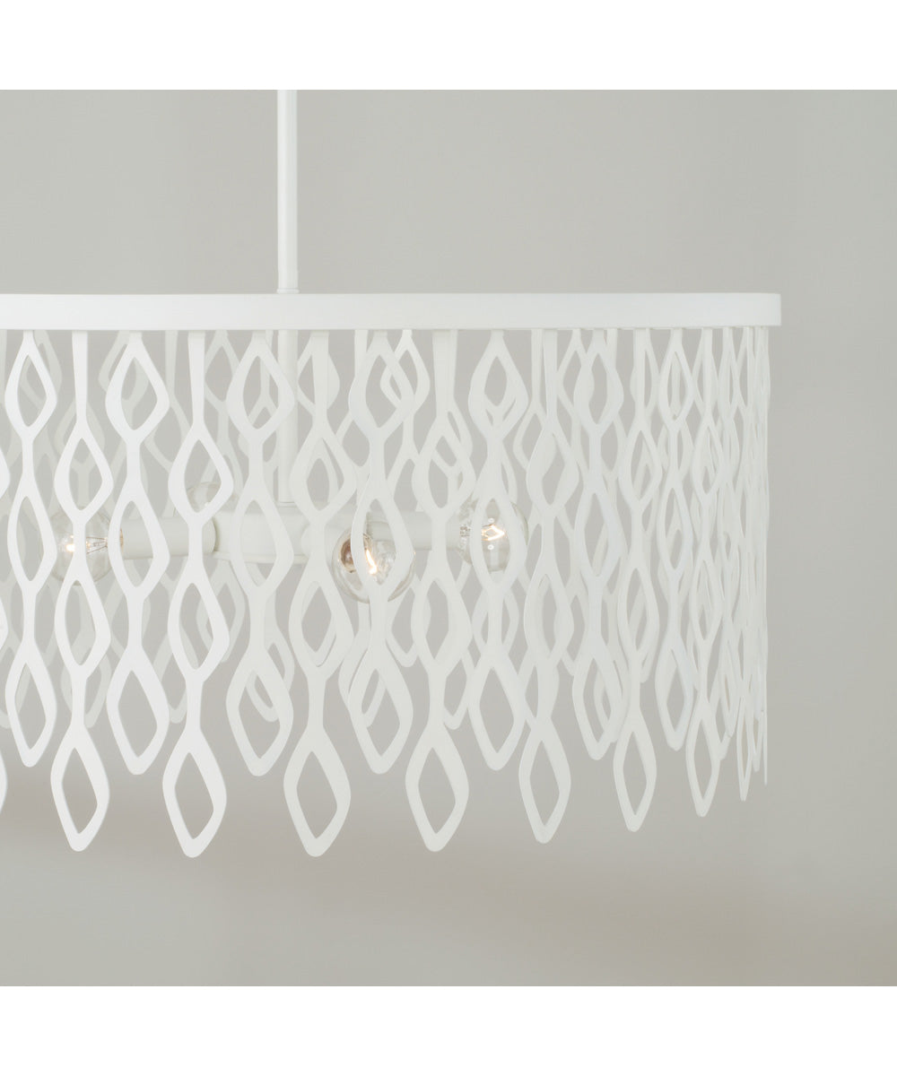 Phoebe 4-Light Pendant Matte White